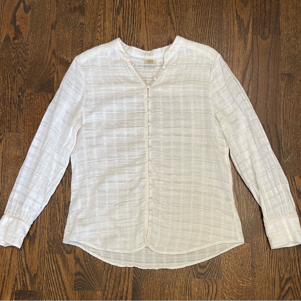 Good Hart Long Sleeve Blouse